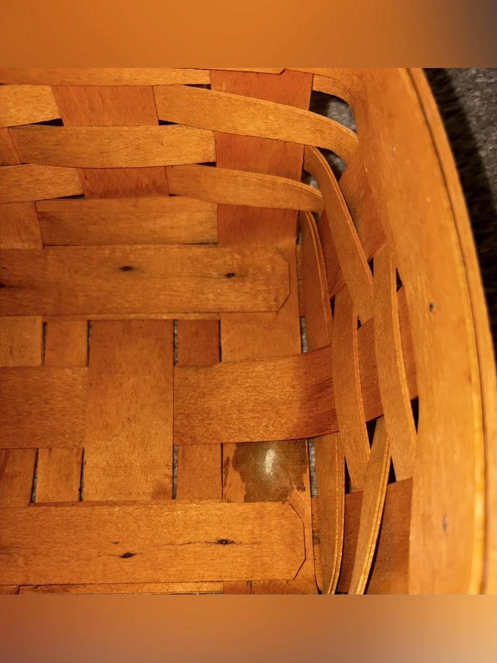 Longaberger Rectangle Basket & Liner